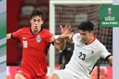2027年亚预赛第三阶段首轮 新加坡 vs 中国香港 0-0战平
