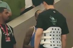 前方女记者赛后专访孙铭徽 此刻孙铭徽反而冷静下来了淡定采访！